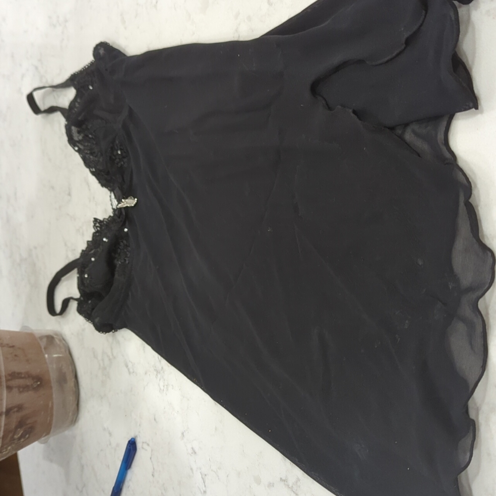 Lingerie black babydoll